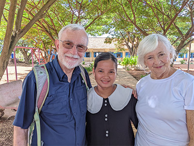 Seyha with Bill and Nancy, 2022