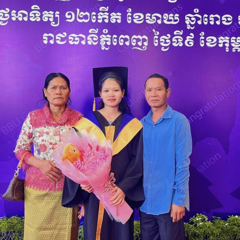 Celebrating five new college graduates